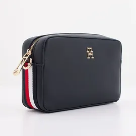 Tommy Hilfiger Damen Schultertasche TH Essential Camera Bag Blau