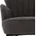 Mendler Lounge-Sessel HWC-K37 Bouclé 75 x 80 x 75 cm dunkelgrau mit Kissen