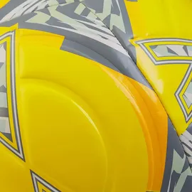 mitre Impel Futsal-Ball | Hallenfußball | Fußball mit geringer Sprungkraft Fußball, Fluoreszierendes Gelb/Schwarz/Circular-Grau, 3