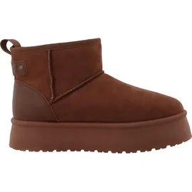Mustang Damen Stiefelette gefüttert braun - Braun - 36