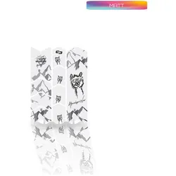 Unleazhed Unterrohr S Rahmenschutzfolie - Alpocalypse Alpenrose black matt