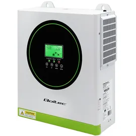 Qoltec 1500W Hybrid Off-Grid Solarwechselrichter 12V mit WLAN