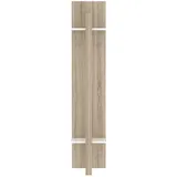 Forte Attrus Paneel mit 2 Fächer, Holzwerkstoff, Sandeiche, 40 x 198,4 x 38,5 cm