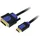 Logilink DVI/HDMI Adapterkabel DVI-D 18+1pol. Stecker/HDMI-A Stecker 1 m Schwarz