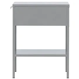 VCM Nachtschrank Sacs 40 x 40 x 52 cm Hellgrau