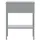 VCM Nachtschrank Sacs 40 x 40 x 52 cm Hellgrau
