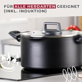 Fackelmann Topf-Set 4-tlg. 2 x Kochtopf Ø20 cm + 2 x Kochtopf Ø24 cm