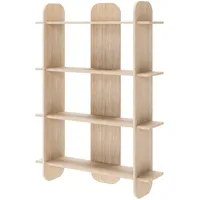Selsey Bücherregal 107,2 x 149,4 x 28 cm Beige