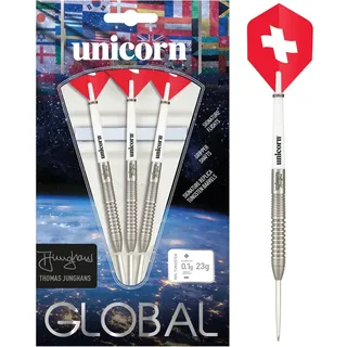 Unicorn Information System Unicorn Global 90% Dartpfeile, rot/weiß, 23 g