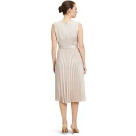 Betty & Co Midikleid Plissee Grau/Beige 44
