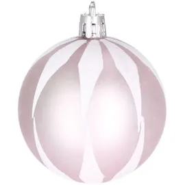 SPRINGOS Weihnachtskugeln 77 Stück, Rosa, bruchsicher, Baumschmuck, Weihnachten, Weihnachtsbaum-arrangement, Stilvoll