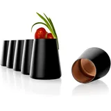 Stölzle Lausitz Power Becher 6er Set Schwarz-Bronze