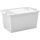 KIS Aufbewahrungsbox Bi Box 55 x 35 x 28 cm 1-tlg. weiß-transparent
