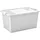 KIS Aufbewahrungsbox Bi Box 55 x 35 x 28 cm 1-tlg. weiß-transparent
