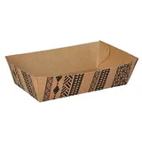 Papstar Snacktrays Pappe 3,5 cm x 7 cm x 12 cm 400 St. Braun