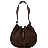 Marc O'Polo Schultertasche Leder 35 cm braun