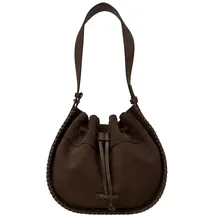 Marc O'Polo Schultertasche Leder 35 cm braun