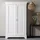 Woood Isabel Garderobenschrank 191 x 118 x 0 weiß