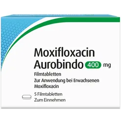 MOXIFLOXACIN Aurobindo 400 mg Filmtabletten 5 St