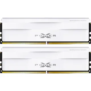 Silicon Power DDR5 64GB (2x32GB) 6000MT/s (PC5-48000) 288-pin CL30 1.35V UDIMM Desktop Memory Module RAM SP064GXLWU60AFDG White