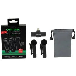 PATONA Premium Ansteck-Lavalier-Mikrofone Apple iPhone