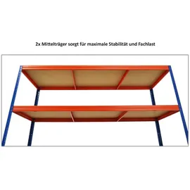 Proregal Schwerlastregal Giant Elephant HxBxT 180 x 180 x 60 cm Freizeit, Heimwerken, Werkstatt, Schwerlastregale