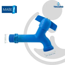 tecuro KTW-Auslaufventil 1/2 Zoll