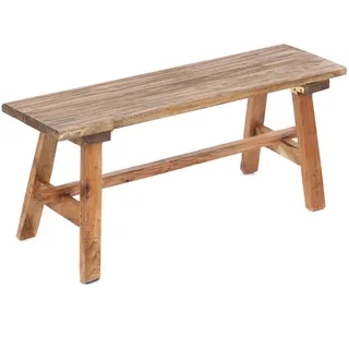 DESIGN DELIGHTS Holzbank Anzio Braun 90 x 26 x 39 cm