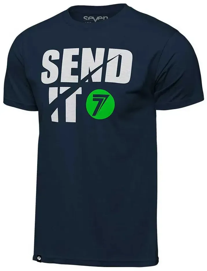 Seven Send It Kurzarm-t-shirt - Navy - S