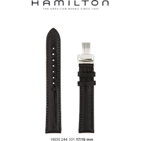 Hamilton Leder Ventura Band-set Leder-schwarz-17/16 H690.244.101 - schwarz