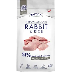 BALTICA Nutraceutic Hypoallergenes Kaninchen & Reis M 3kg