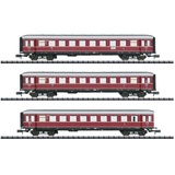 Trix MiniTrix T15405 Personenwagen 3er-Set Die roten Bamberger\ Teil 1 der DB Teil 1