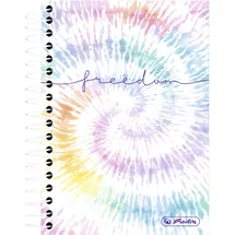 Herlitz Notizbuch A6 mehrfarbig kariert
