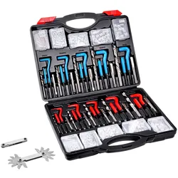 VEVOR 338 tlg Gewinde Reparatur Satz Gewindereparatur Werkzeug SAE Metrisch