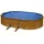 Gre SICILIA 500 x 500 x 120 cm braun/blau