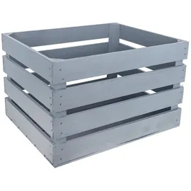 Creative Deco Aufbewahrungskiste 50 x 40 x 30 cm 30-tlg. grau