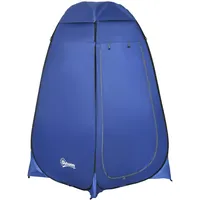 Outsunny Pop-up Duschzelt Blau