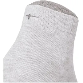 TAMARIS Comfort Cotton Quartersocken 3 Paare Grau 35-38