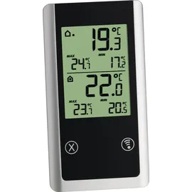 TFA Funkthermometer Joker Messbereich außen -50 bis 70°C / innen 0 bis 50°C H152xB82xT72mm Ku 30.3055.01