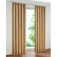 Wirth Trondheim Kräuselband 234 g/m2 132 x 145 cm ocker
