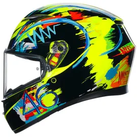 AGV K3 Rossi Winter Test 2019 E2206 Mplk Integralhelm - Multicolour - M