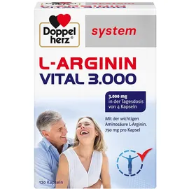 Doppelherz System L-Arginin Vital 3.000 Kapseln 120 St.