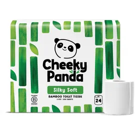 The Cheeky Panda Bambus Toilettenpapier 3-lagig 24 Rollen á 200 Blatt