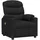 vidaXL Massagesessel 92 x 105 x 0 cm Polyester Schwarz mit Fernbedienung