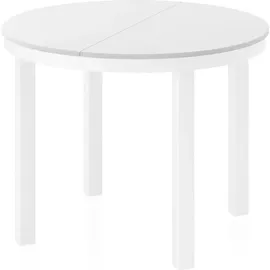 WFL GROUP Rowan Ø 100-176 x 76 cm weiß