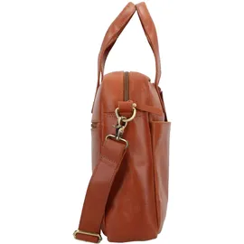 Burkely Vintage River Aktentasche Leder 41 cm Laptopfach braun