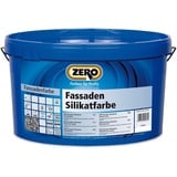 ZERO Fassaden Silikatfarbe Fassadenfarbe Mineralfarbe weiss 2,5 L