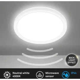 Briloner Led Deckenlampe Bewegungsmelder Ip44 Led Badlampe Badezimmerleuchte Flach