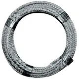 NORDWEST Drahtseil D.5,0-6,0mm L.10m 6x12+1 FE Bruchkraft 9,19 kN