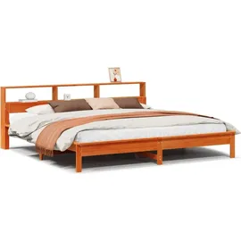 vidaXL Massivholzbett 180 x 200 cm Braun